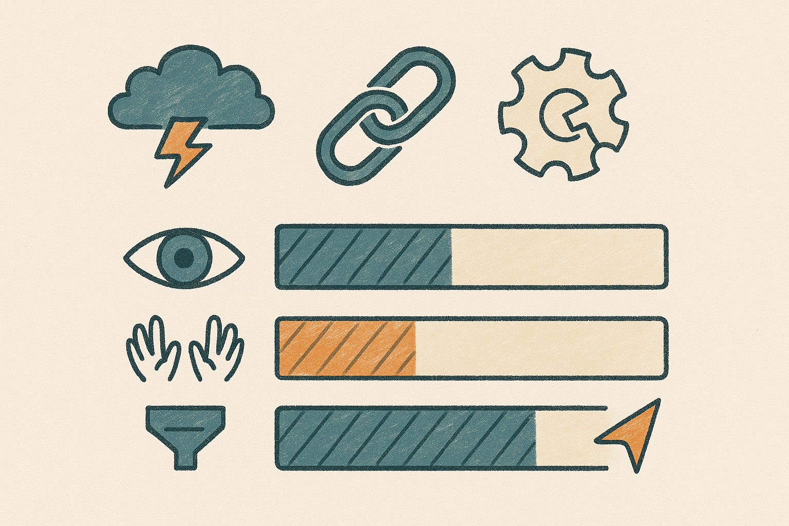 Illustration: simple visual of scan results by theme.